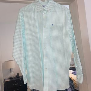 Southern Tide Button Down - Blue and White